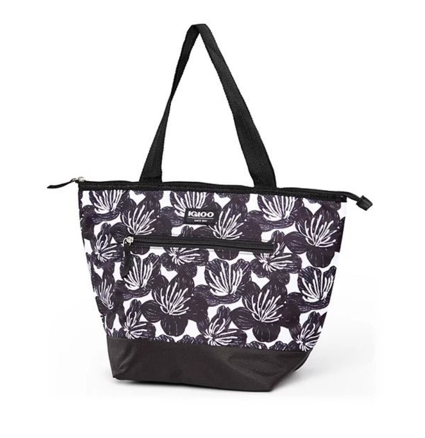 Igloo Essential Tote Trend B&W Floral 6P กระเป๋าเก็บความเย็นสำหรับพกพา